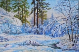 Olga Zakharova Art - Landscape - Winter Time 5